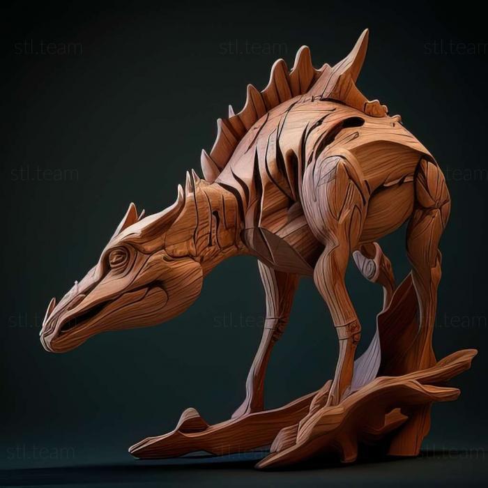 3D model Brachylophus gau (STL)